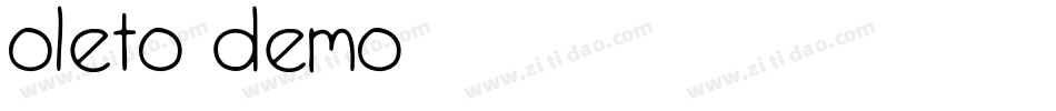 Oleto DEMO字体转换